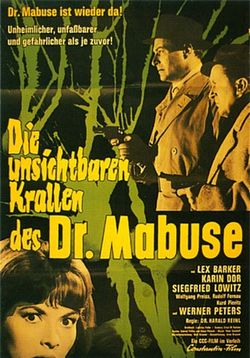 Невидимый доктор Мабузе — Die Unsichtbaren Krallen des Dr. Mabuse (1962)